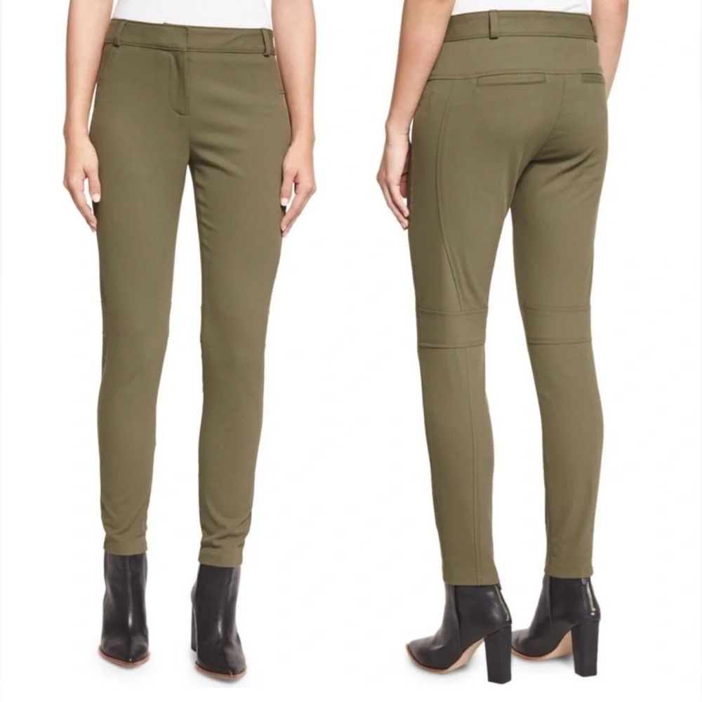 Veronica‎ Beard | Blossom Skinny Biker Ankle Pant | Army Green | Women’s Size 2